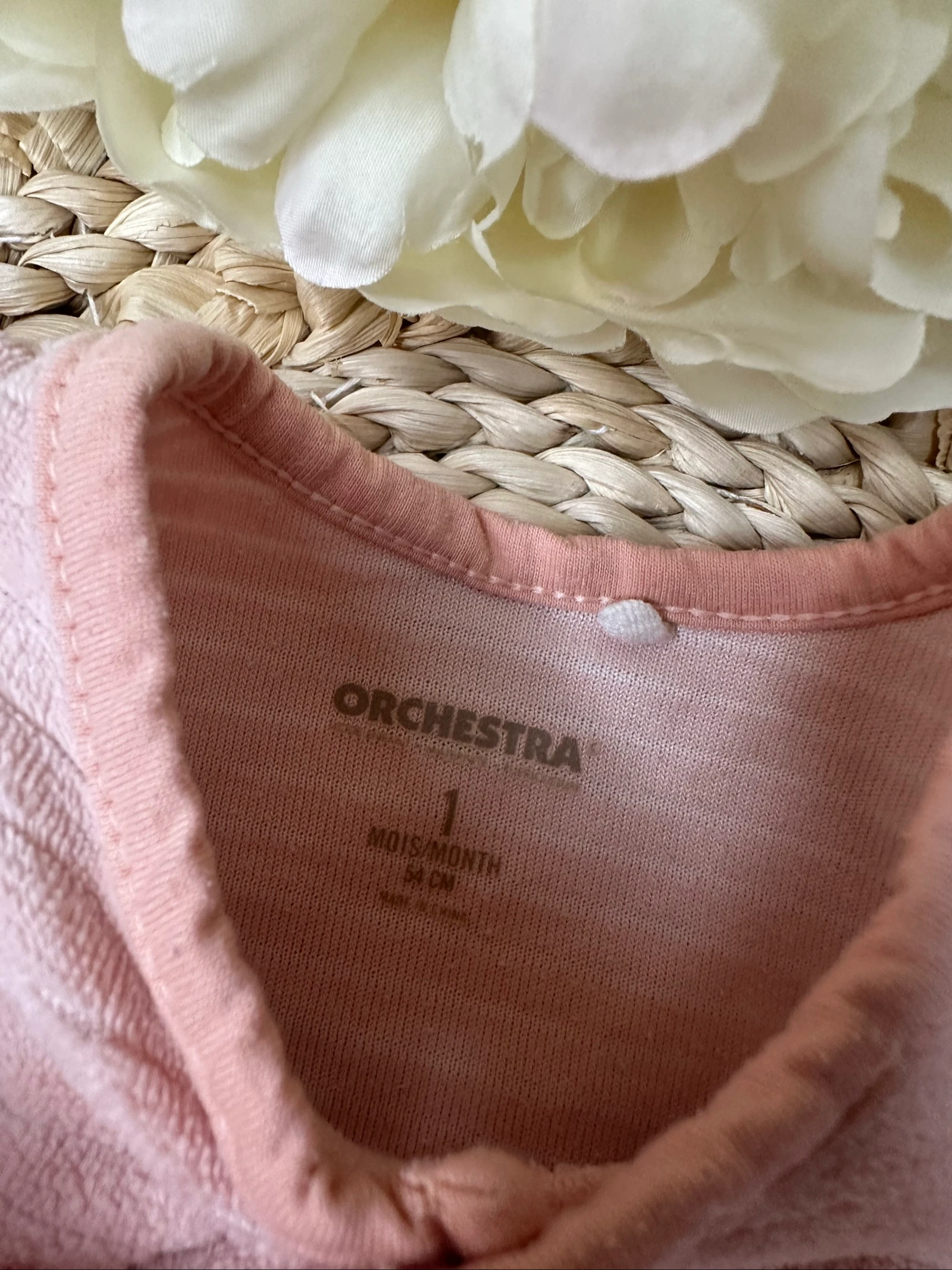 Pyjama van fluweel eendelig Orchestra 1 maand roze – photo 4